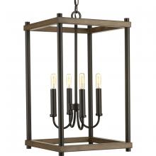 Progress Lighting P500088-020 - Fontayne Collection Four-Light Antique Bronze Farmhouse Pendant Light