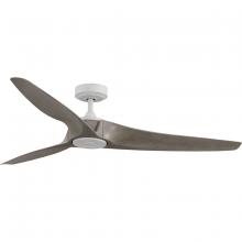 Progress Lighting P250069-151 - Manvel Collection 60 in. Three-Blade Cottage White Urban Industrial Ceiling Fan with Full function 6