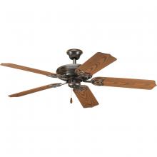 Progress Lighting P2502-20 - AirPro Collection 52" Five-Blade Indoor/Outdoor Ceiling Fan