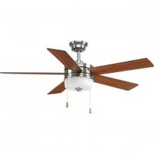 Progress Lighting P2558-0930K - Verada Collection 52" Five-Blade Ceiling Fan with LED Light