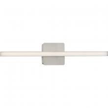 Progress Lighting P300404-009-CS - Phase 4 Collection 24 in. Brushed Nickel Medium Modern Integrated 3CCT Integrated LED Linear Vanity