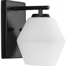 Progress Lighting P300430-31M - Copeland Collection One-Light Matte Black Mid-Century Modern Vanity Light