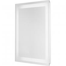 Progress Lighting P300455-030-30 - Captarent Collection 30x36 in. Rectangular Illuminated Integrated LED White Modern Mirror