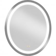 Progress Lighting P300469-030-CS - Captarent Collection 30in. x 36 in. Oval Illuminated Integrated LED White Color Selectable Modern Mi