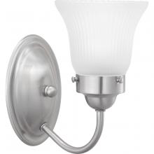 Progress Lighting P3287-09ET - Fluted Glass Collection One-Light Bath & Vanity