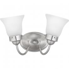 Progress Lighting P3288-09ET - Fluted Glass Collection Two-Light Bath & Vanity