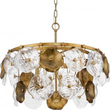 Progress Lighting P400364-204 - Loretta Collection Six-Light Gold Ombre Transitional Chandelier