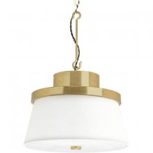 Progress Lighting P500203-160 - POINT DUMEÂ® by Jeffrey Alan Marks for Progress Lighting Windbluff Collection Brushed Brass Pendant