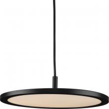 Progress Lighting P500366-31M-30 - Everlume LED Collection Modern Matte Black Pendant