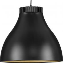 Progress Lighting P500373-31M-30 - Radian LED Collection Modern Matte Black Metal Pendant