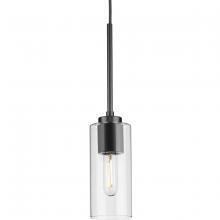 Progress Lighting P500403-31M - Cofield Collection One-Light Matte Black Transitional Pendant