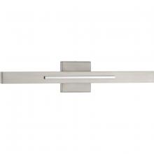 Progress Lighting P710052-009-30 - Planck LED Collection Two-Light LED Wall Sconce, Brushed Nickel Finish