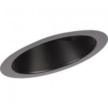 Progress Lighting P806008-020 - 6" Antique Bronze Recessed Sloped Ceiling Step Baffle Trim for 6" Housing (P605A Series)