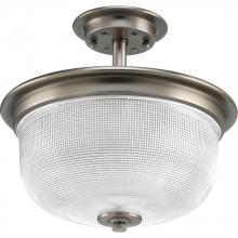 Progress Lighting P2334-81 - P2334-81 2-100W MED SEMI-FLUSH CONV