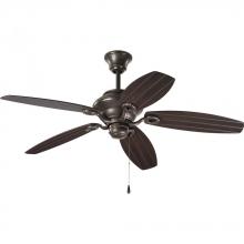 Progress Lighting P2533-20 - AirPro Collection 54" Five-Blade Indoor/Outdoor Ceiling Fan