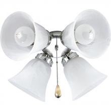 Progress P2610-09 - AirPro Collection Four-Light Ceiling Fan Light