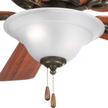 Progress P2628-77 - Trinity Collection Three-Light Ceiling Fan Light