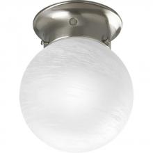 Progress Lighting P3401-09 - Glass Globes Collection 6" One-Light Close-to-Ceiling