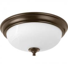 Progress Lighting P350003-020-30 - One-Light 15" LED Alabaster Glass Flush Mount