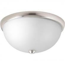 Progress Lighting P350044-009 - Two-Light 14" Glass Dome Flush Mount