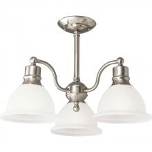 Progress Lighting P3663-09 - Madison Collection Three-Light 20-3/4" Close-to-Ceiling