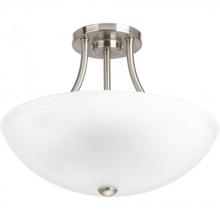 Progress Lighting P3748-09 - Gather Collection Two-Light 12-7/8" Semi-Flush Convertible