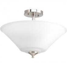 Progress Lighting P3864-09 - Joy Collection Three-Light 16-5/8" Semi-Flush Convertible