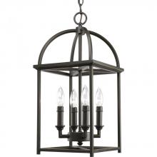 Progress Lighting P3884-20 - Piedmont Collection Four-Light Foyer Lantern