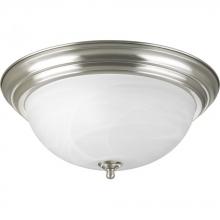 Progress Lighting P3926-09 - Three-Light Dome Glass 15-1/4" Close-to-Ceiling