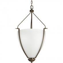 Progress Lighting P3969-20W - Bravo Collection Three-Light Large Foyer Bowl