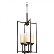 Progress Lighting P3977-20 - Alexa Collection Four-Light Foyer Chandelier