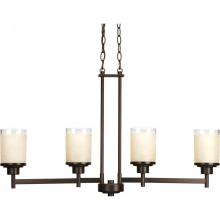 Progress Lighting P4619-20 - Alexa Collection Four-Light Linear Chandelier