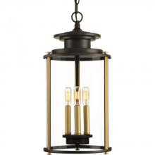 Progress Lighting P550012-020 - Squire Collection Three-Light Hanging Lantern