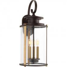 Progress Lighting P560038-020 - Squire Collection Three-Light Large Wall Lantern