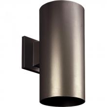 Progress Lighting P5641-20/30K - 6" Bronze LED Outdoor Wall Cylinder