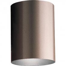 Progress Lighting P5774-20 - 5" Bronze Outdoor Ceiling Mount Cylinder