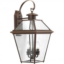 Progress Lighting P6617-20 - Burlington Collection Three-Light Large Wall Lantern