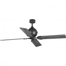 Progress Lighting P250010-080 - Royer Collection 56" Four-Blade Forged Black Ceiling Fan