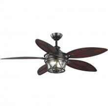 Progress Lighting P250034-129-WB - Alfresco Collection 54" Indoor/Outdoor Five-Blade Architectural Bronze Ceiling Fan