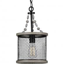 Progress Lighting P500228-020 - Austelle Collection One-Light Antique Bronze Farmhouse Pendant Light