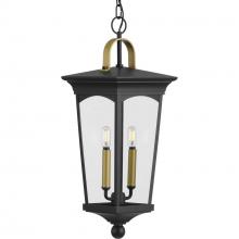 Progress Lighting P550067-031 - Chatsworth Collection Black Two-Light Hanging Lantern