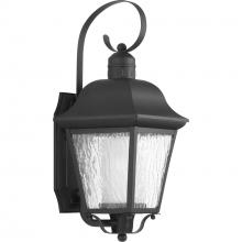 Progress Lighting P6620-31MD - Andover Collection Black One-Light Medium Wall Lantern