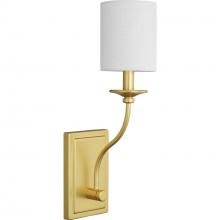 Progress Lighting P710018-012 - Bonita Collection Satin Brass One-Light Wall Sconce