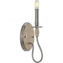 Progress Lighting P710074-009 - Durrell Collection One-Light Brushed Nickel Wall Bracket