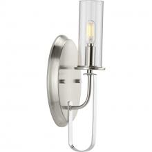 Progress Lighting P710082-009 - Riley Collection Brushed Nickel One-Light Wall Bracket