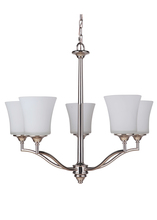 Craftmade 41725-PLN - 5 Light Chandelier