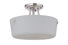 Craftmade 50252-BNK-WG - 2 Light Semiflush