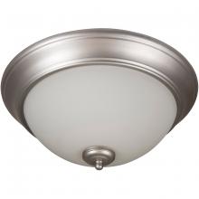 Craftmade XP15BN-3W - Pro Builder 3 Light 15" Flushmount in Brushed Satin Nickel