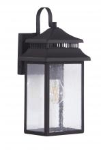 Craftmade ZA3104-DBG - Crossbend 1 Light Small Outdoor Wall Lantern in Dark Bronze Gilded