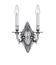 Crystorama 622-V - 2 Light Verde Eclectic Sconce